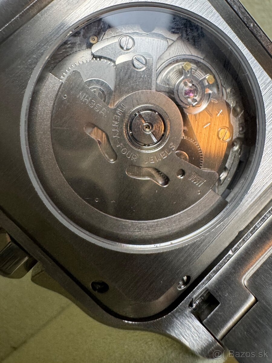 Seiko Custom Mod Watch Hodinky Santos Biele - 11