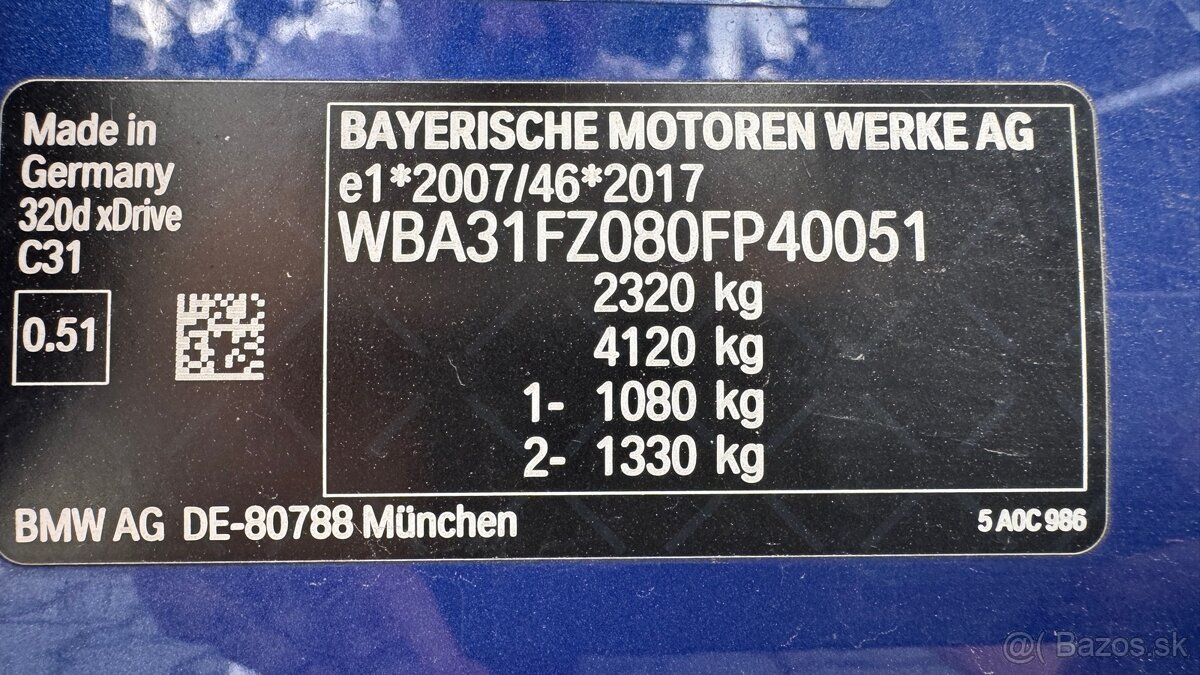 BMW 320d Touring xDrive A/T (2023) – DPH,ZÁRUKA - 11