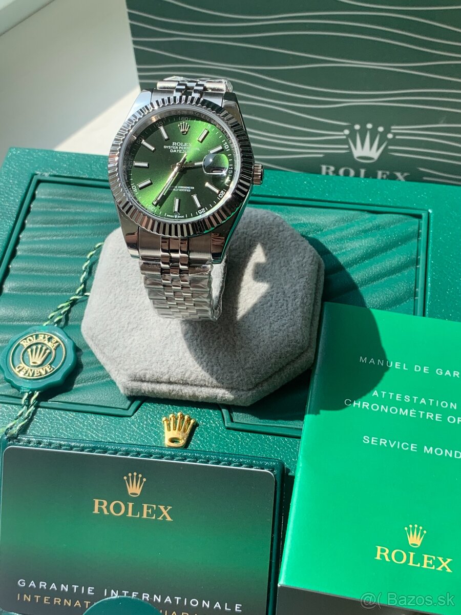 Rolex Datejust Zelené, Nové, 40mm - 11