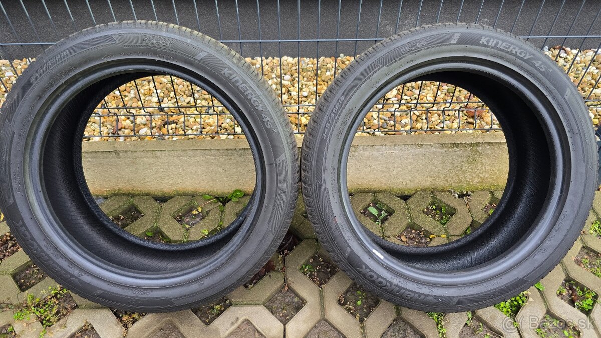 245/45 r18 celoročne pneumatiky 2x Hankook - 11