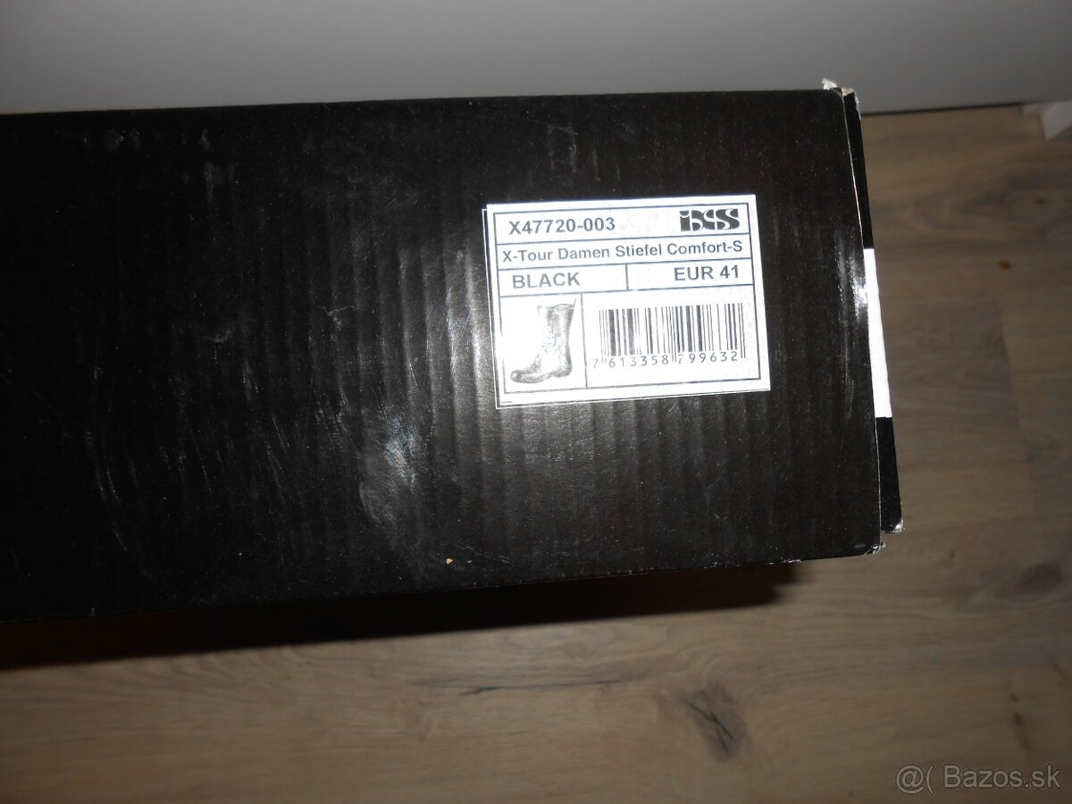 Predam nove damske kozene moto cizmy znacky IXS TOUR - 11