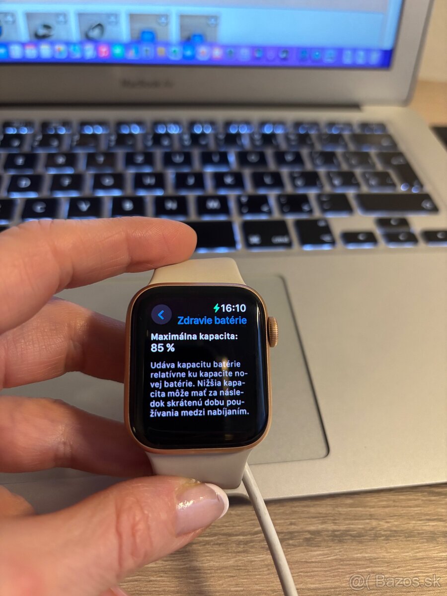 Predam dámske Apple Watch 3, béžové - 11