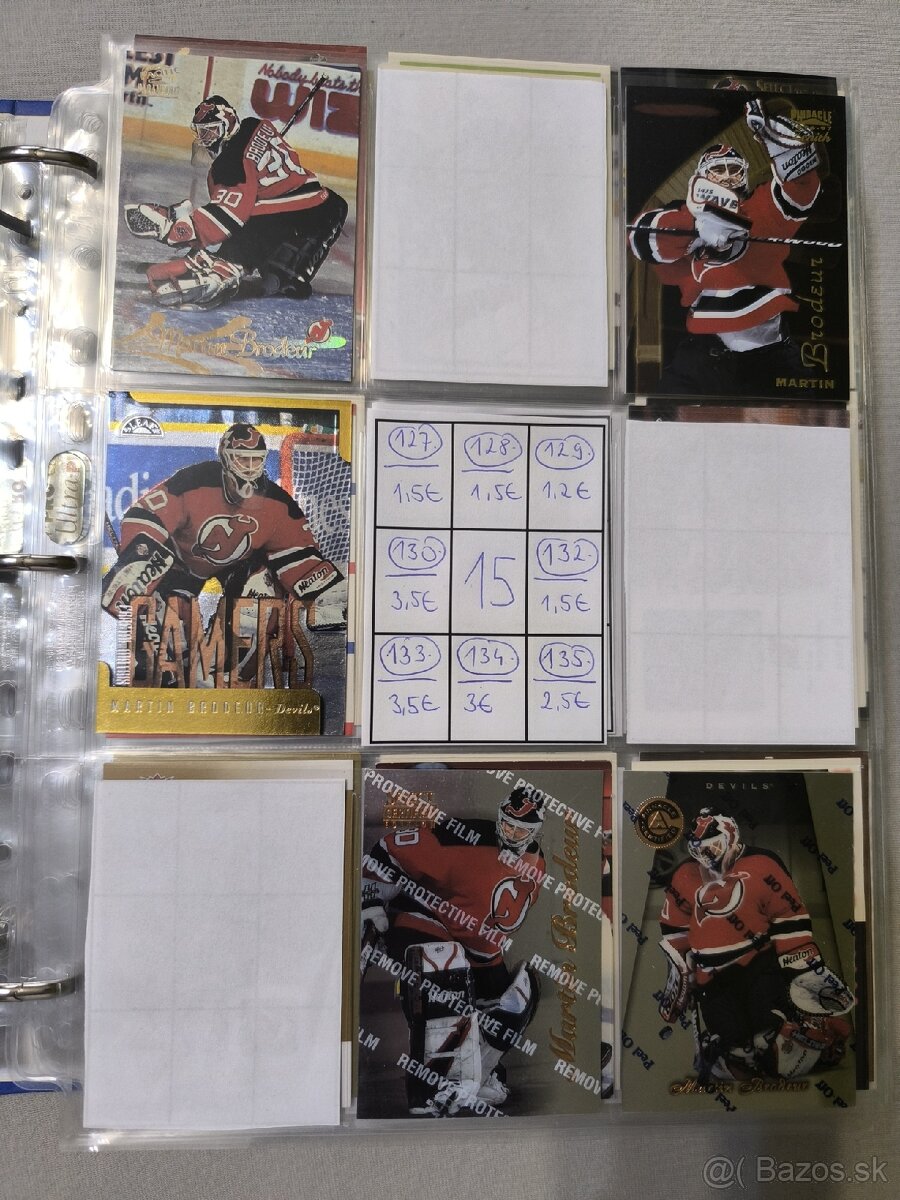 Hokejové kartičky - Martin Brodeur 1 - 11