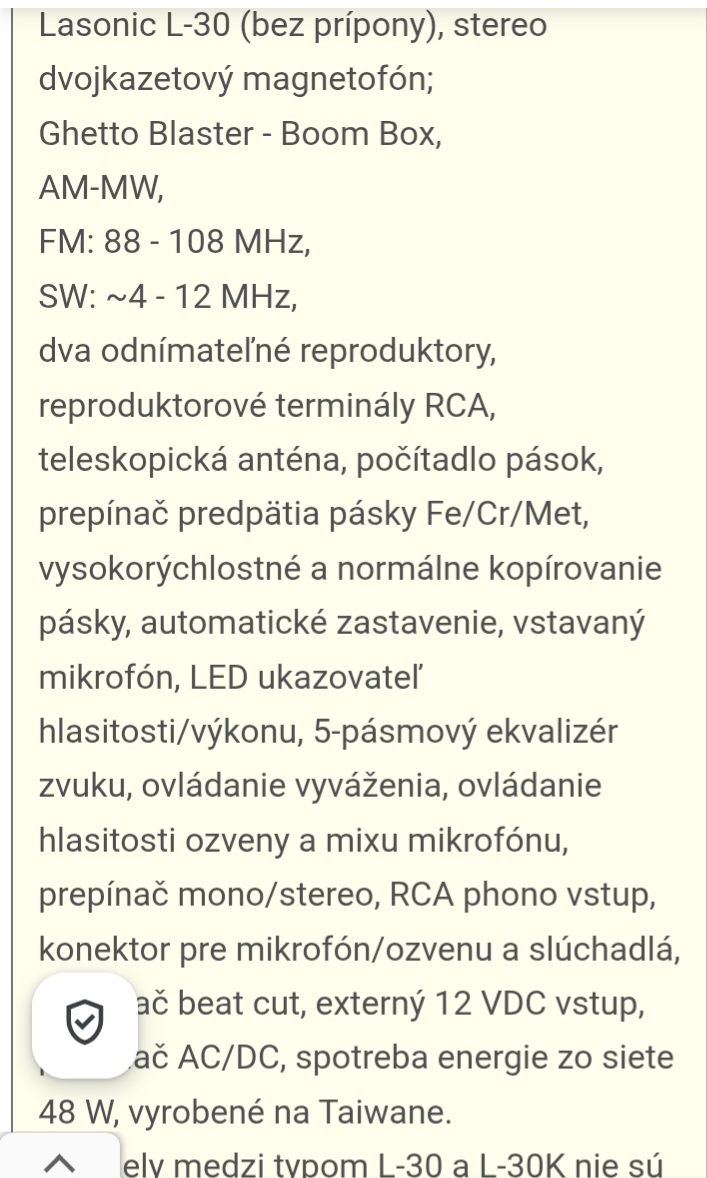 Vintage Lasonic L-30 Boombox - 11