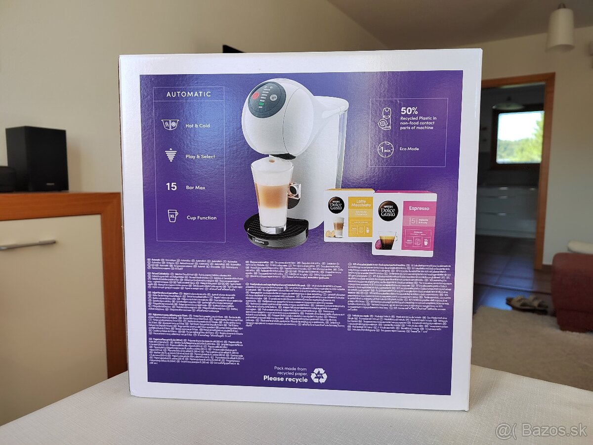 Kavovar DOLCE GUSTO Genio S - antracit - NOVÝ - 11
