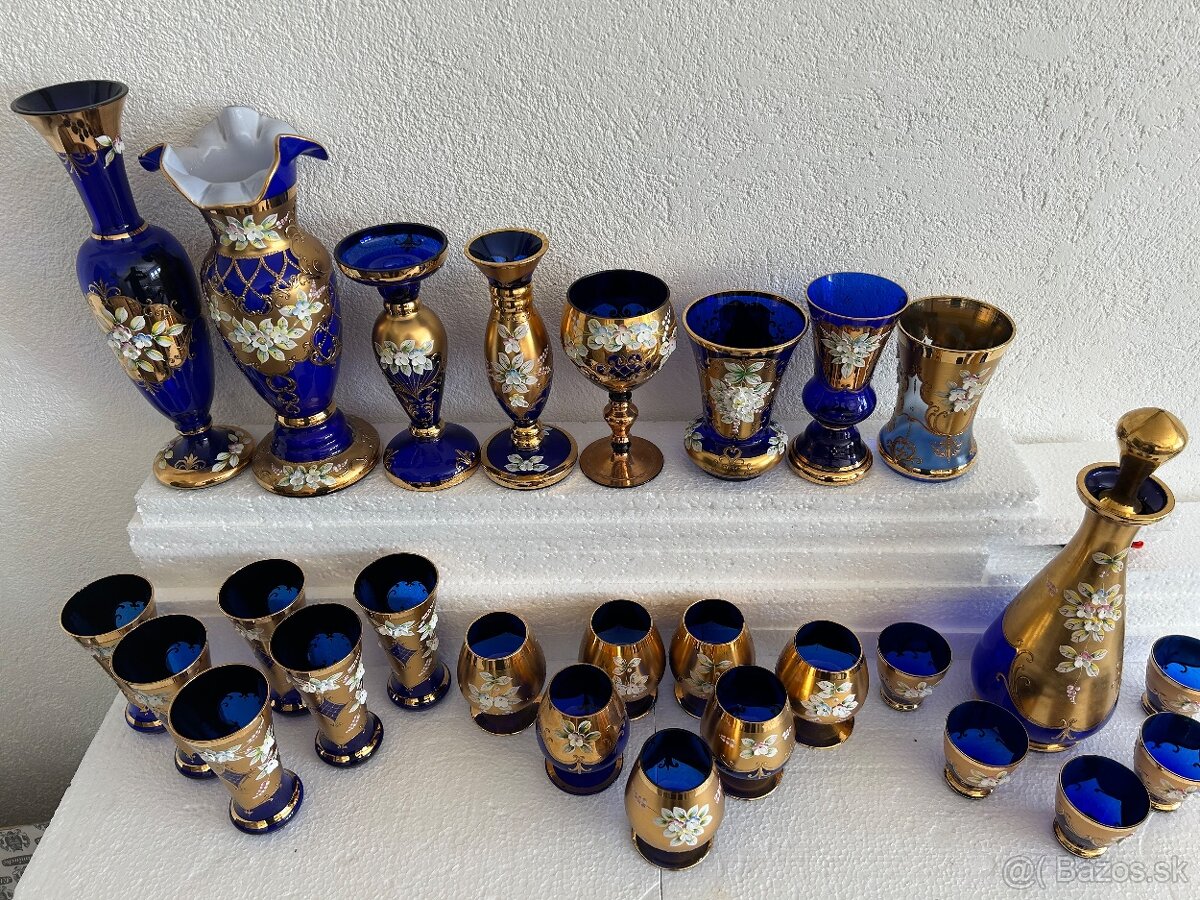 Borske novovorske modre sklo vysoky smalt - 11