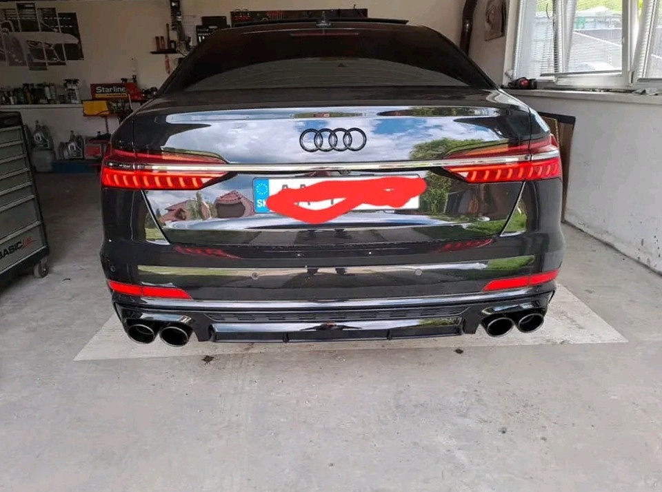 DIFUZOR KONCOVKY SLINE S6 AUDI A6 C8 4K - 11