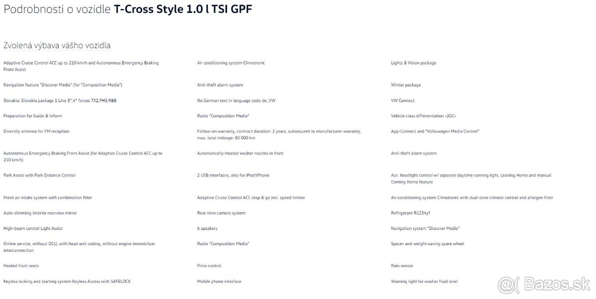 T-Cross Style 1.0 l TSI GPF Automat - 11