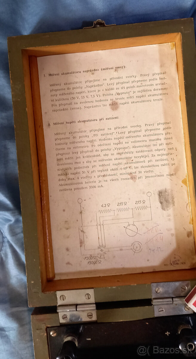 Predám RLC merač VEB DDR a zadarmo záťažový Voltmeter - 11