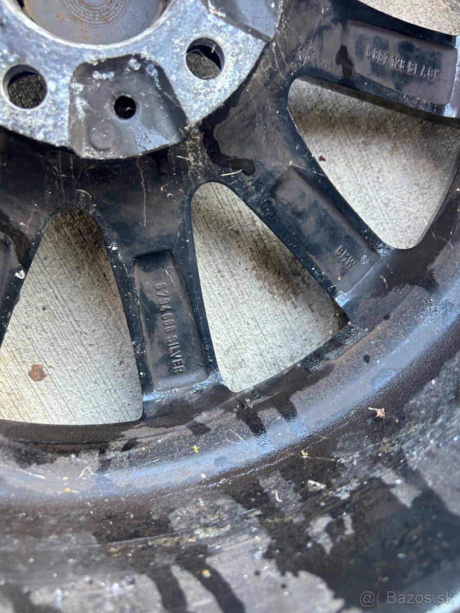 Originál BMW disky na zimných pneu 245/45 R18 Continental - 11