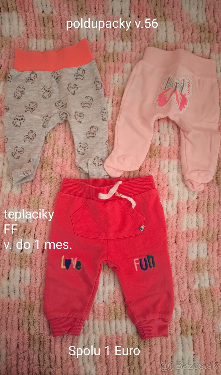 Dievcenske oblecenie od narodenia -56,62,68 - 11