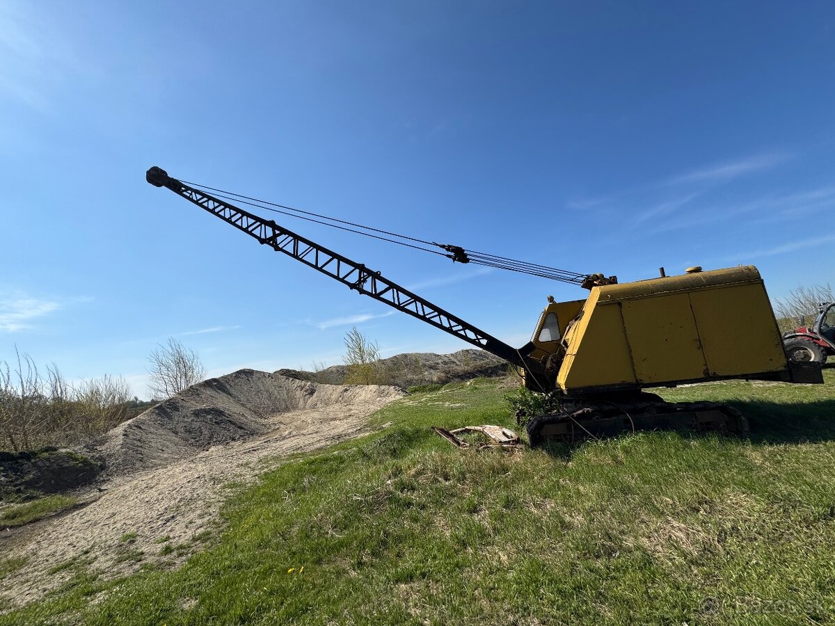 Veľký lanový Báger na ťažbu štrku - 11
