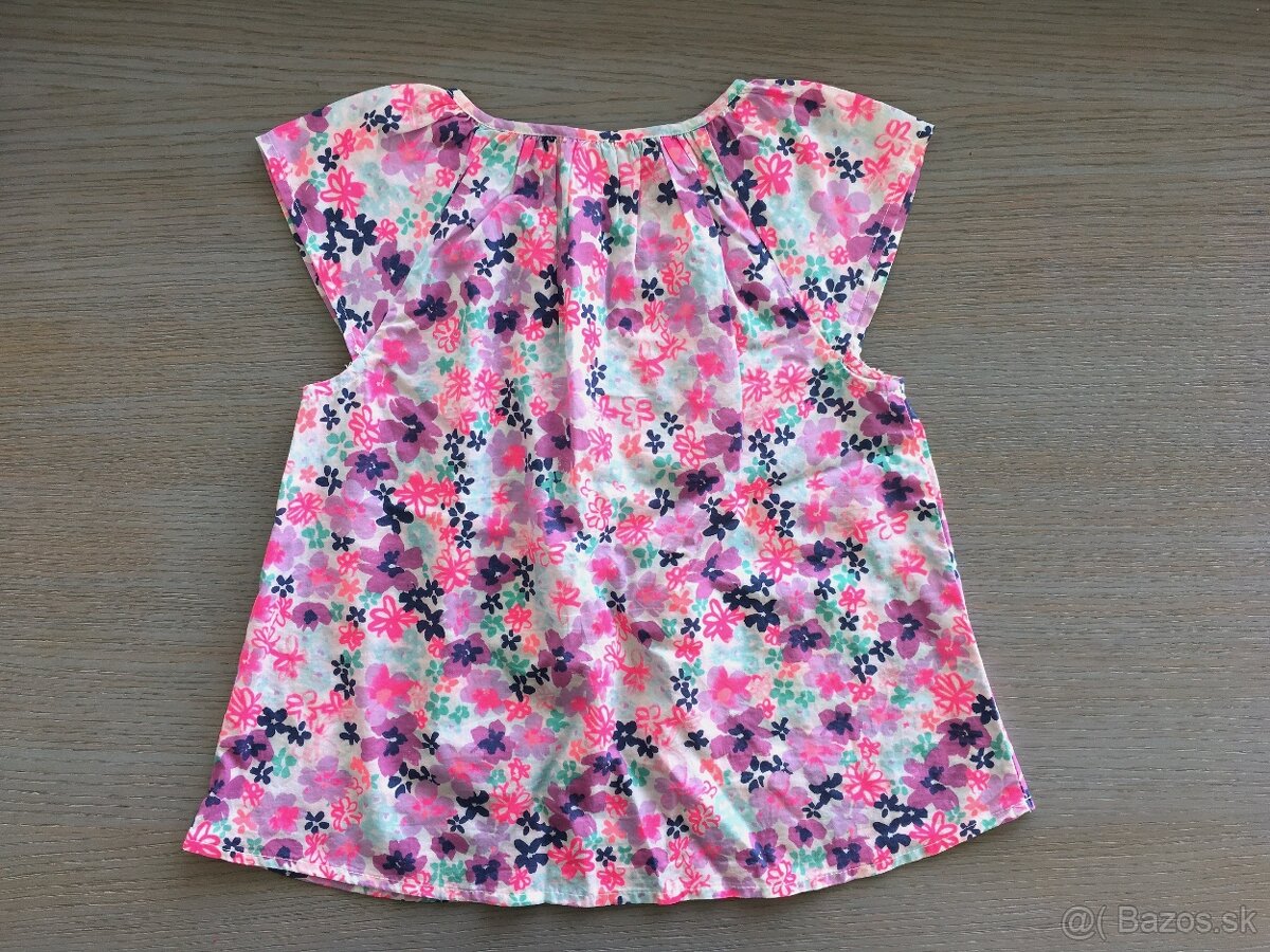 nové dievčenske tricko s visačkou, velkost 122 - 11