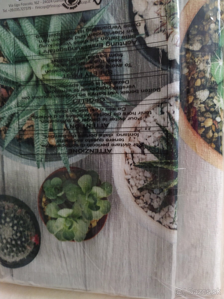 NOVÝ prateľný behúň Kaktusy 58x140 cm (osobný odber) - 11