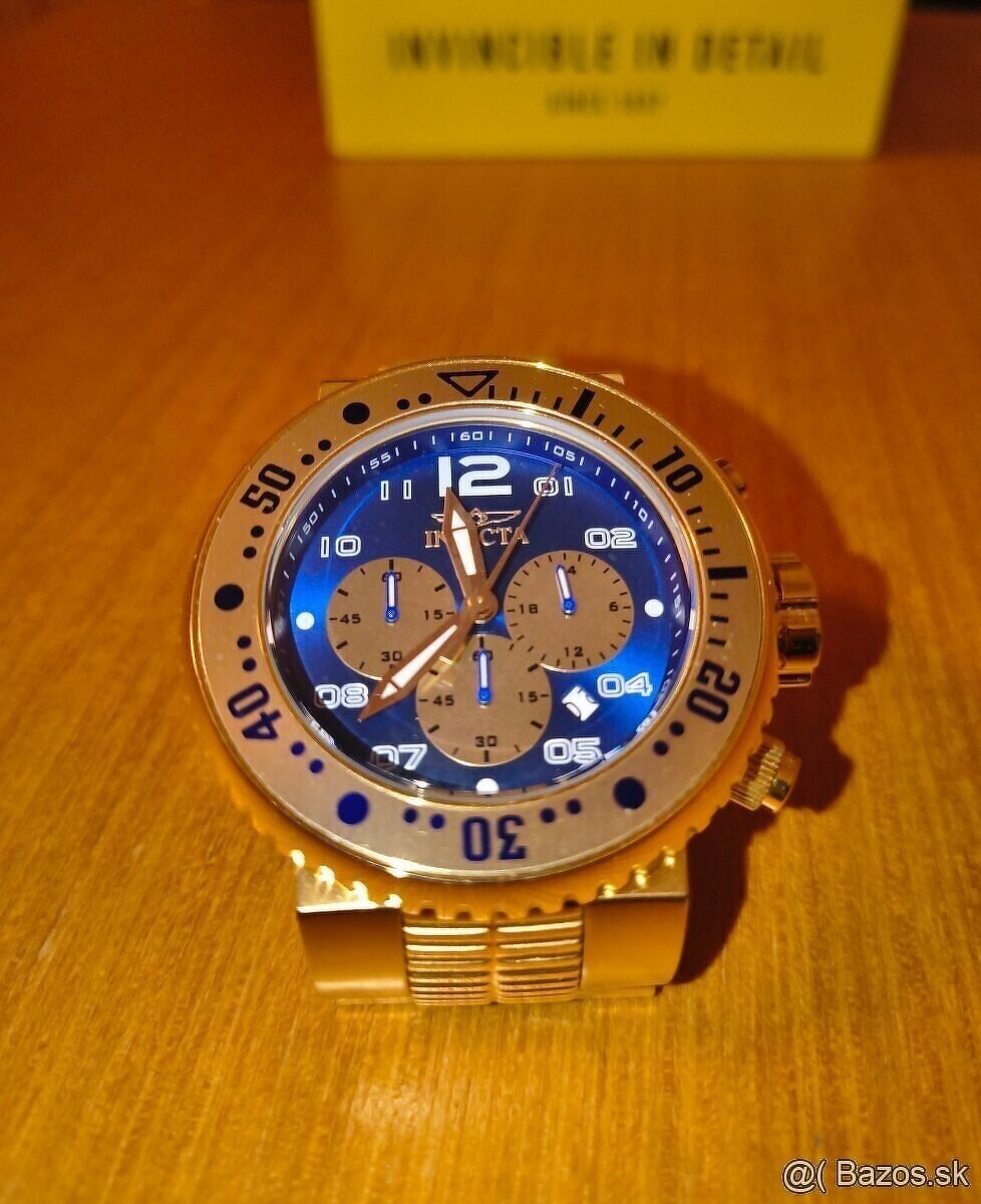 USA Hodinky, 500 m vodot., masívny dizajn - 11