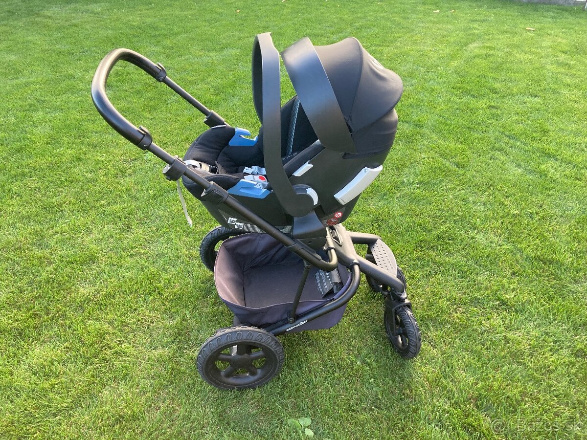 EASYWALKER HARVEY2 KOČÍK + ŠPORTOVÁ ČASŤ NIGHT BLACK - 11