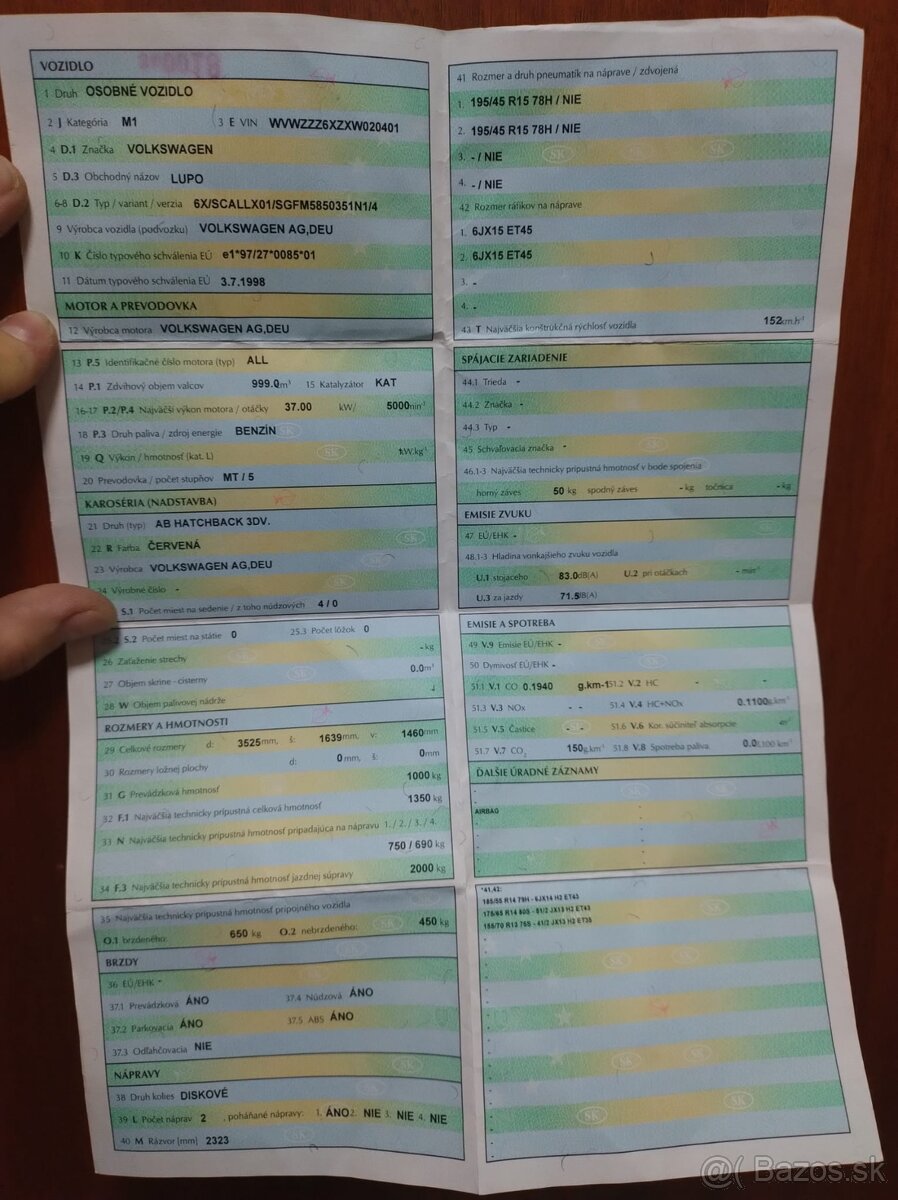 Volkswagen lupo 1.0 mpi - 11