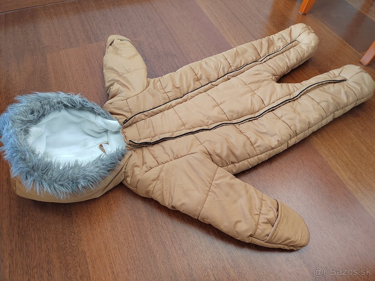 Zimná kombinéza hnedá v.86 - 11