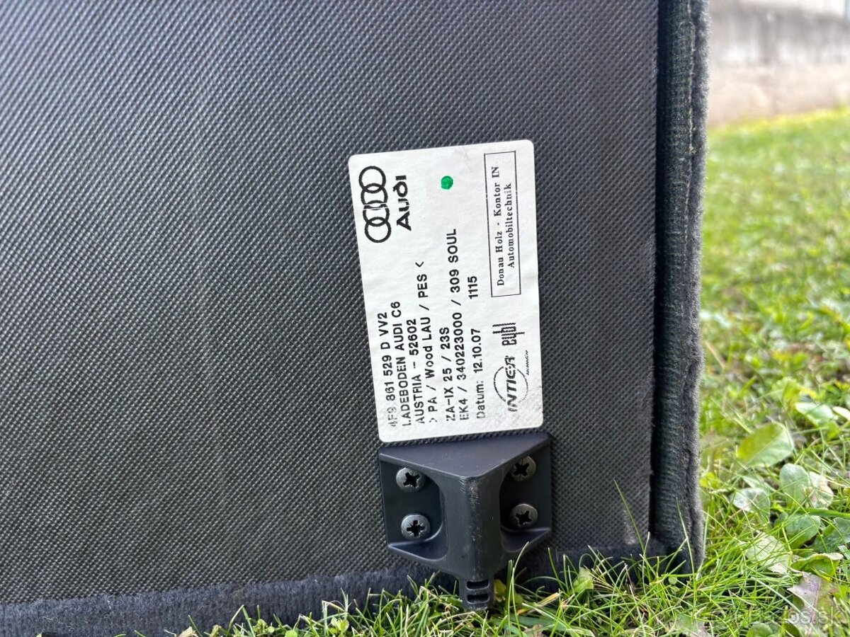 Audi a6c6 sedan/avant pláto/koberčeky kufra - 11