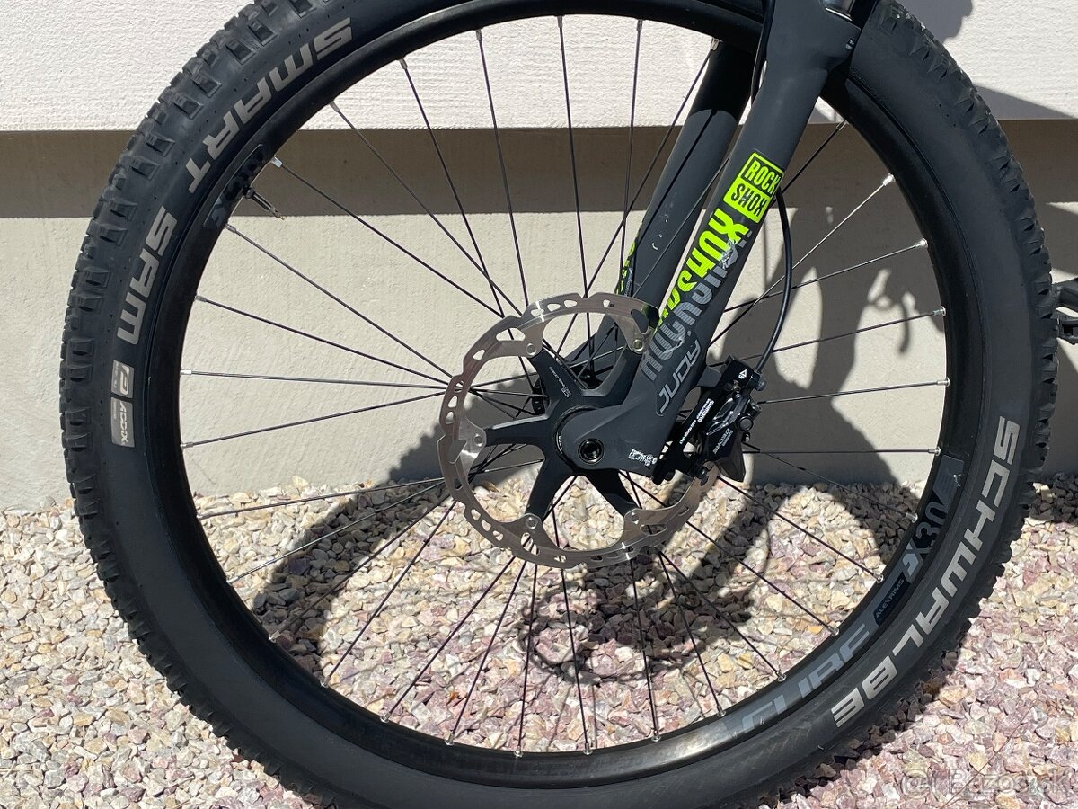 CUBE REACTION bateria 500-Velkost S GREY 27,5” pneu - 11