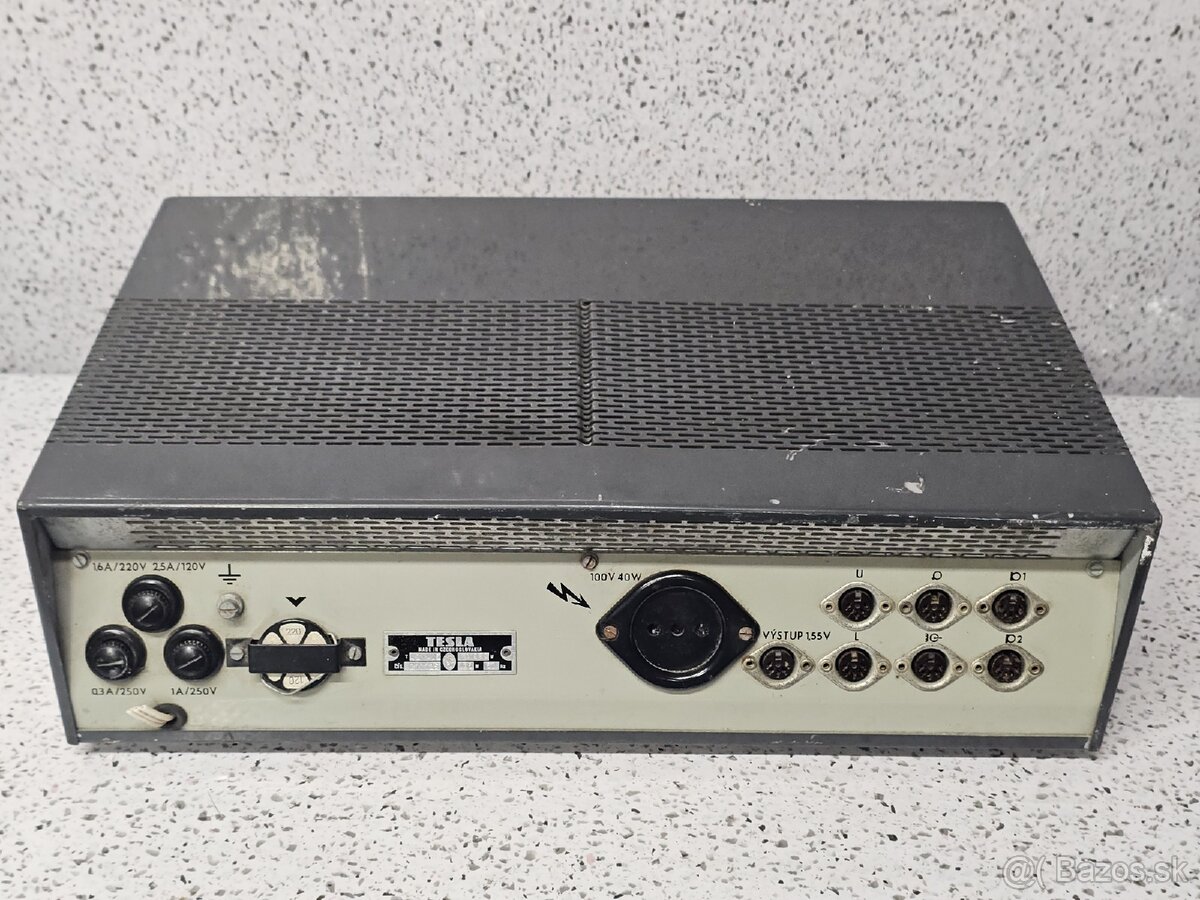 MONO 50 》Tesla AZK405 》Starožitný elektronkový zosilňovač - 11