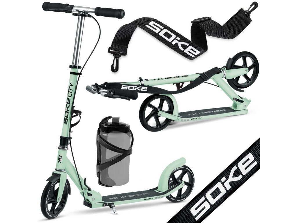 Kolobežka Soke City zelená 1613 - 11