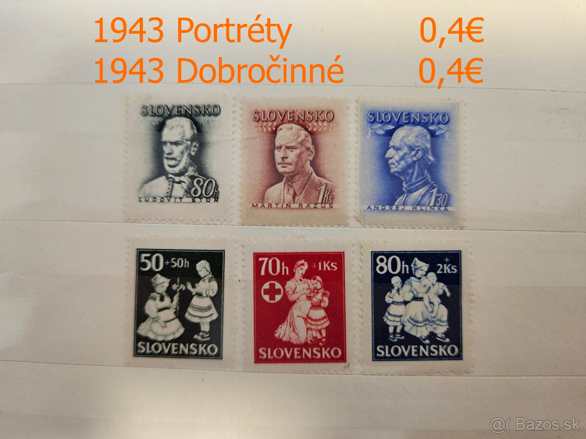 poštové známky Slovenský štát - 11
