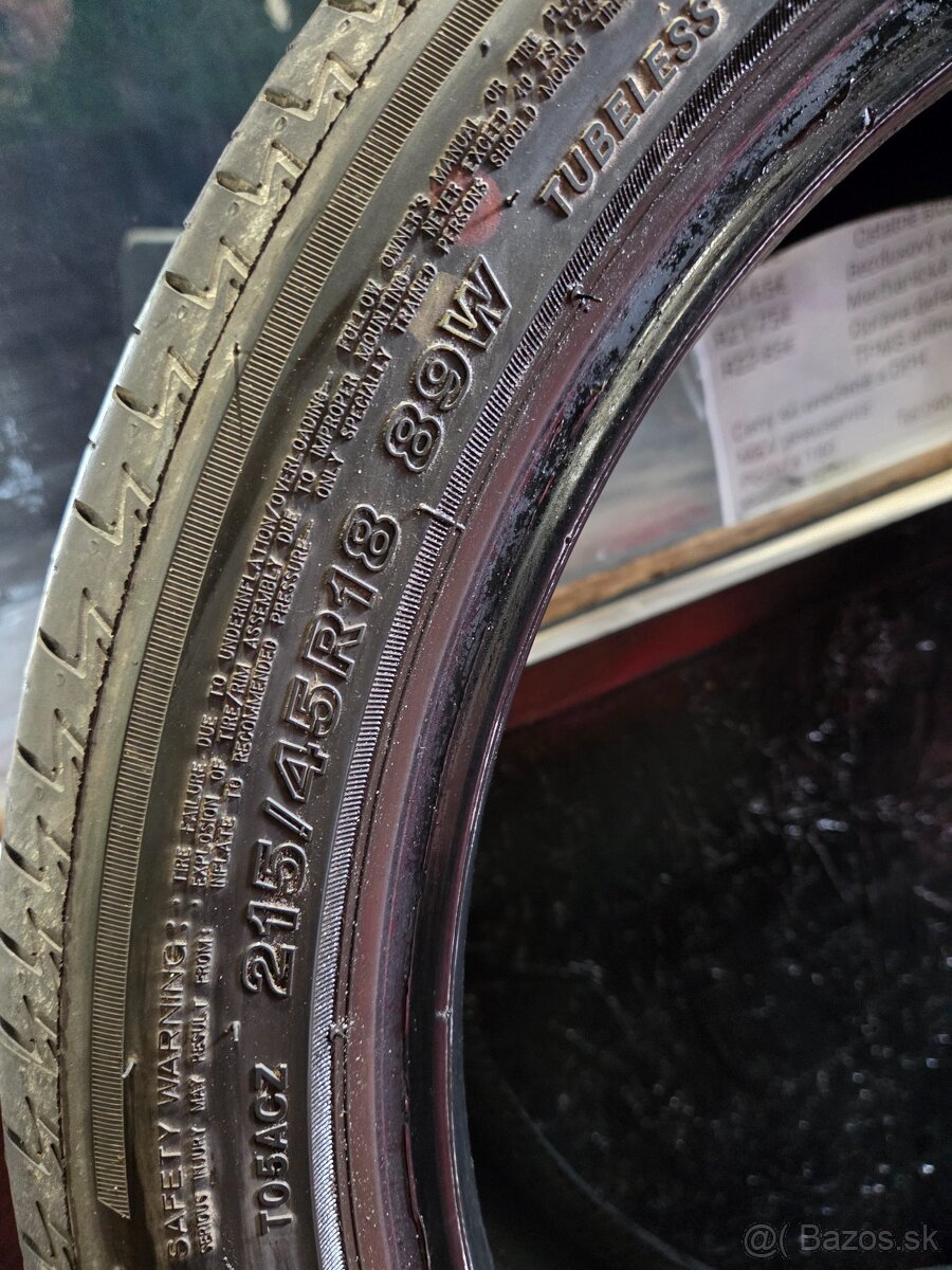 215/45 r18 Bridgestone letne pneumatiky - 11