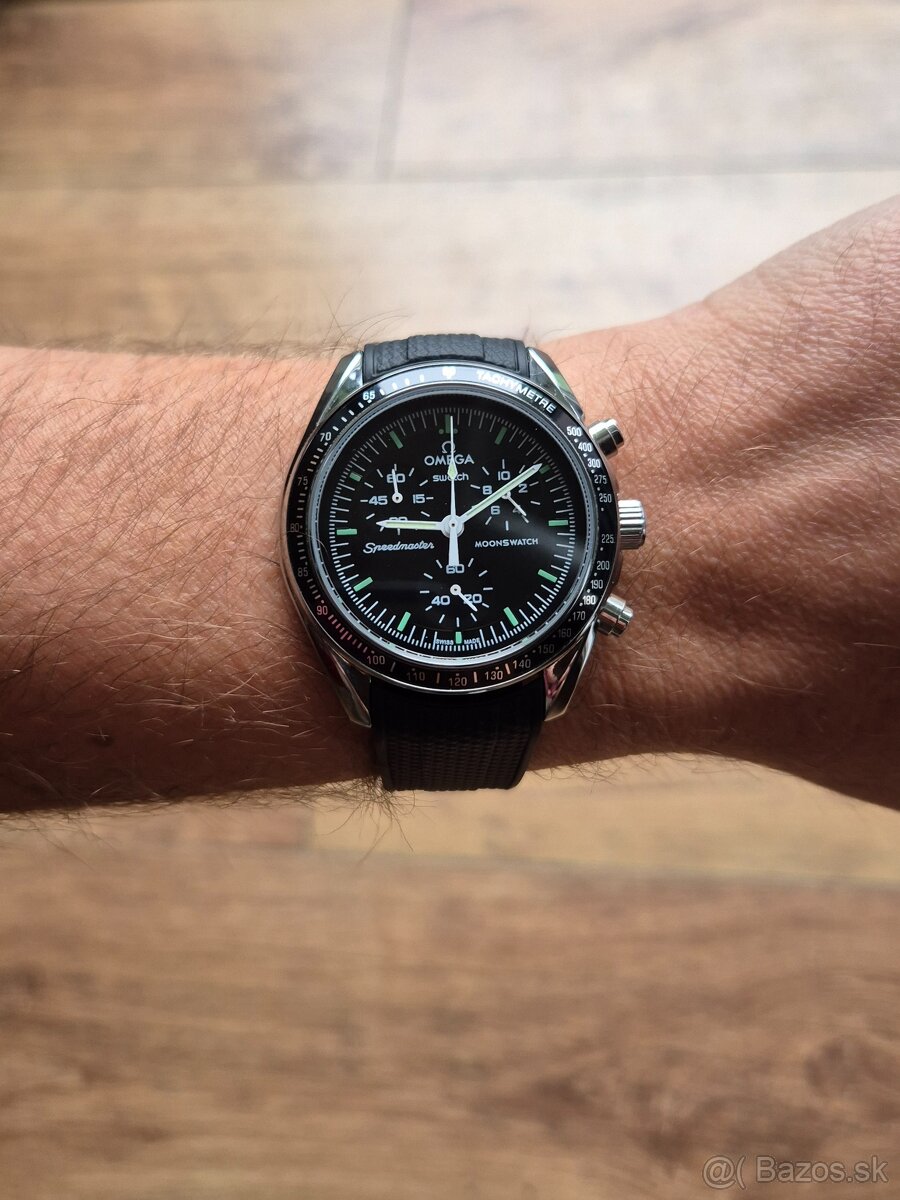 Omega Swatch - metal case mod - 11