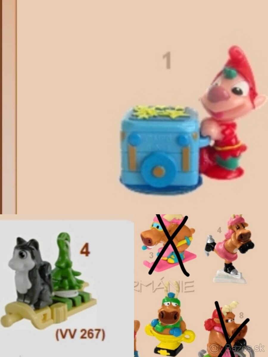 Kinder figurky vianočné - 11