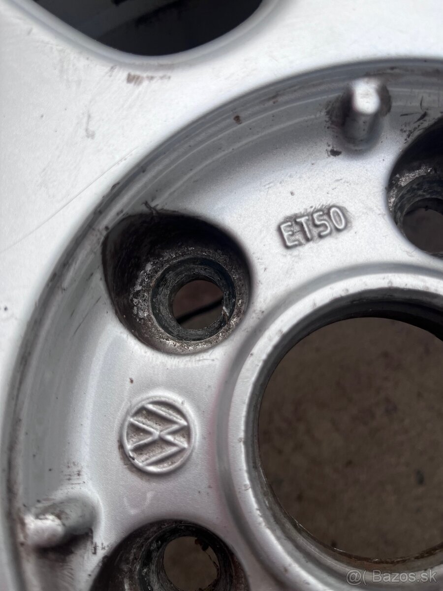 Orig. hliníkové disky VW R16, 5x112 - 11