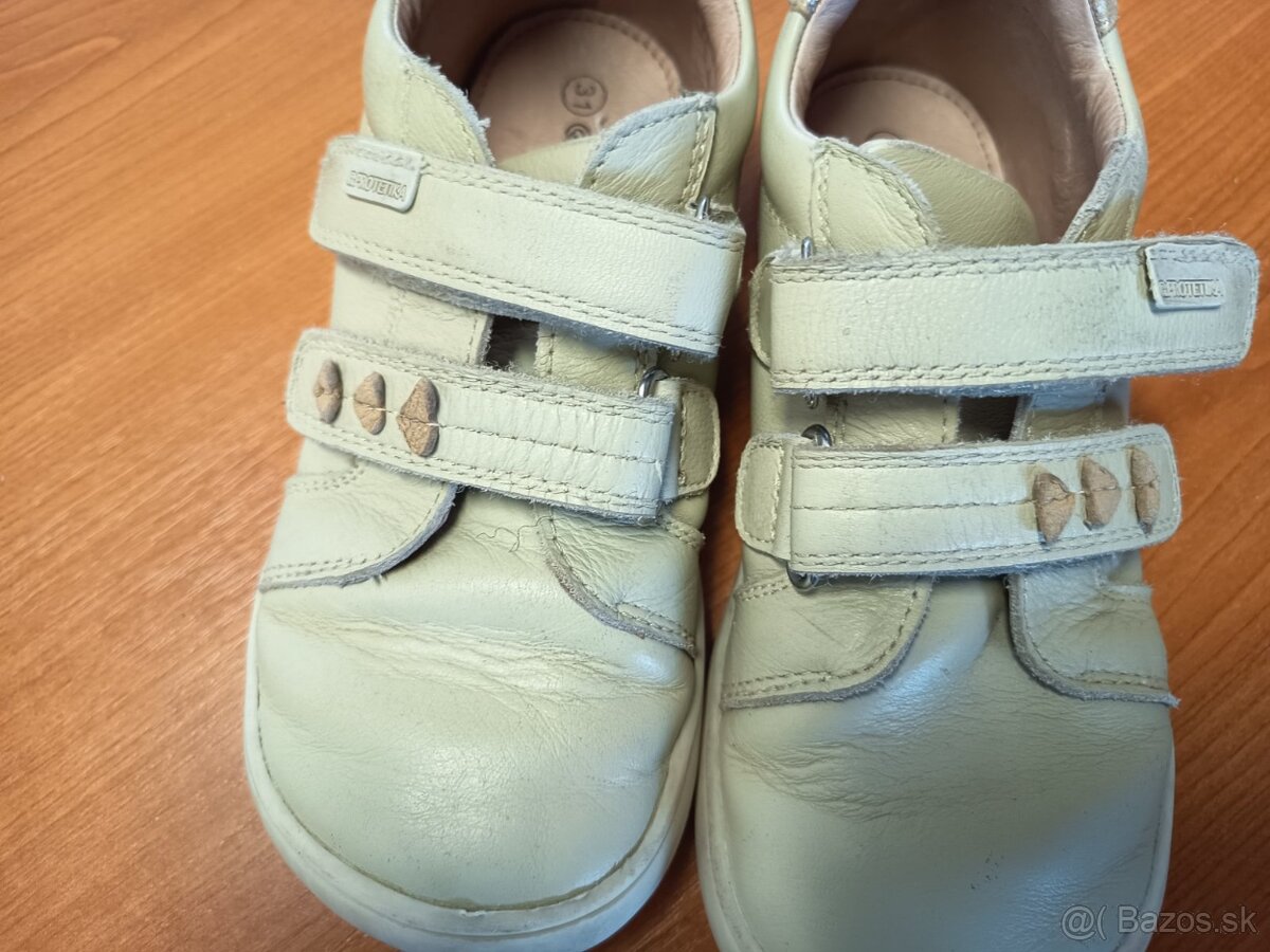 Kožené Barefoot topánky Protetika Beige- 31 - 11