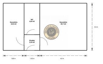 Na prenájom kancelária 36 m², Moyzesova ul., Košice-Staré Me - 11