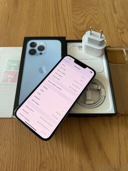 iPhone 13 Pro 128 gb Sierra Blue v záruke + príslušenstvo - 11
