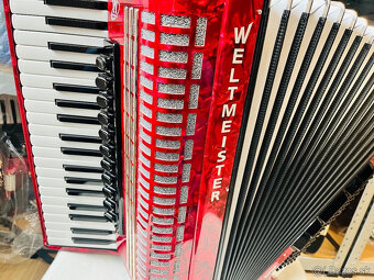 Predám NOVÝ akordeón WELTMEISTERS SAPHIR 120 BASOVÝ  - 11/5 - 11