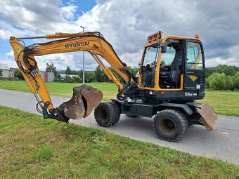 Kolesový otočný bager Hyundai 55w-9a robex - 11