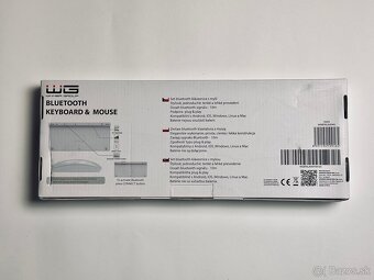 Klávesnica s myšou WG Bluetooth biela - 11