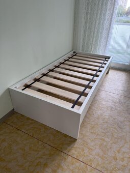 Predám jednolôžkovú posteľ 90x200cm BIELA PEVNA KVALITNA NEW - 11