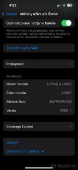 Predám Apple Airpods 4 s ANC - 11