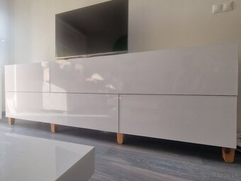 Komoda, biela, leskla - 11