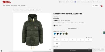 Nová paperová bunda Fjallraven Expedition Down Jacket M - 11