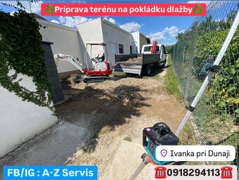 Minibager/Odvoz odpadu- Zemné/Búracie práce - 11