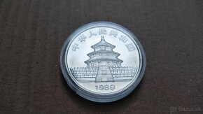 China Panda strieborne mince - 11
