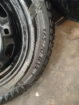 5x100 R14 165/70 R14 6.9mm cena 40€ za 4ks - 11