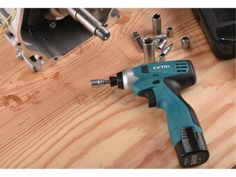 🔧 Sada aku náradia  – vŕtačka + rázový uťahova - 11