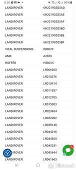 Kupim kompresor podvozku na Range Rover Land rover - 11