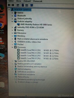 Asus X52. Intel i5. 500 GB. 15,6". 8GB RAM.Nová klávesnica. - 11