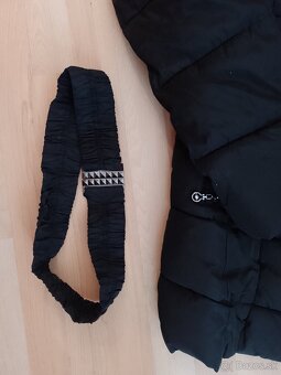 Dámska čierna zimná bunda v. L - TOP stav - 11