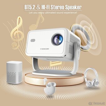 Nový projektor Magcubic – Full HD 1080P, 650 ANSI, WiFi6, BT - 11