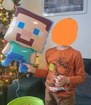 Nové veľké balóny Minecraft aj s mečom- AŽ 15/16/17 kusov - 11